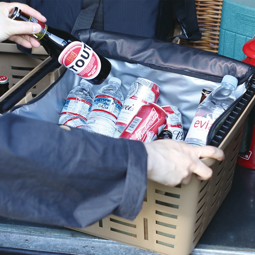 【POST GENERAL】可折疊立體方型保冷保溫袋