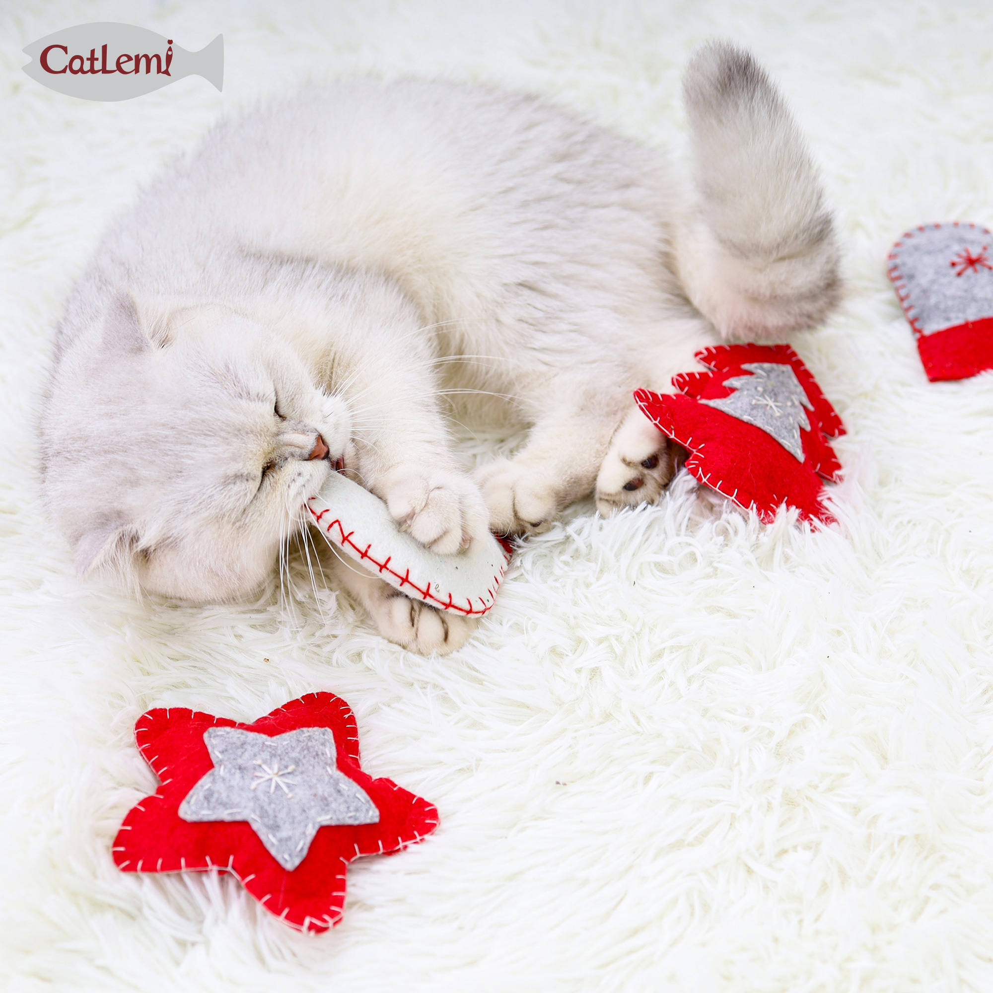 【新上架！】DogLemi 貓咪聖誕禮包玩具