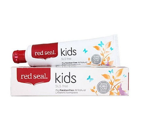 Red Seal 紅印天然兒童(不含氟,SLS)牙膏 75g