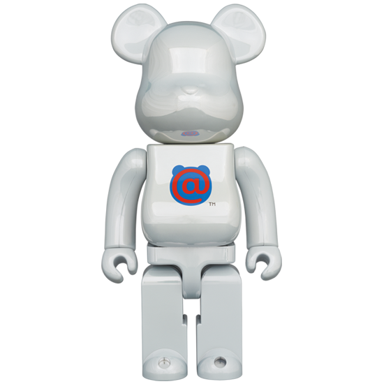 BE@RBRICK | 100%+400% 20週年白電鍍】