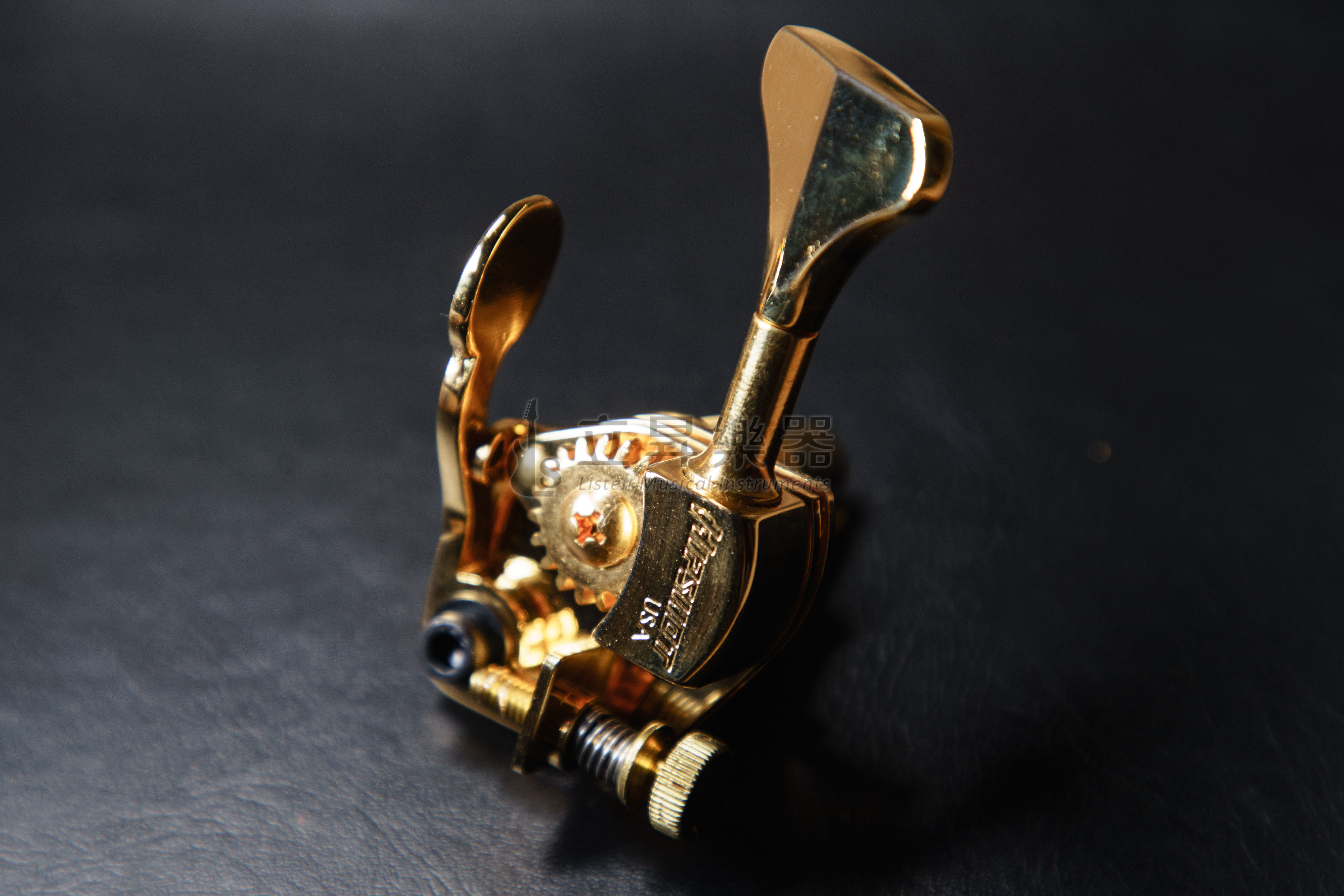 貝斯弦鈕 HIPSHOT HE6Y-3/8" GOLD ULTRALITE BASS XTENDER 型號 20660G-T 快速降弦 美國製