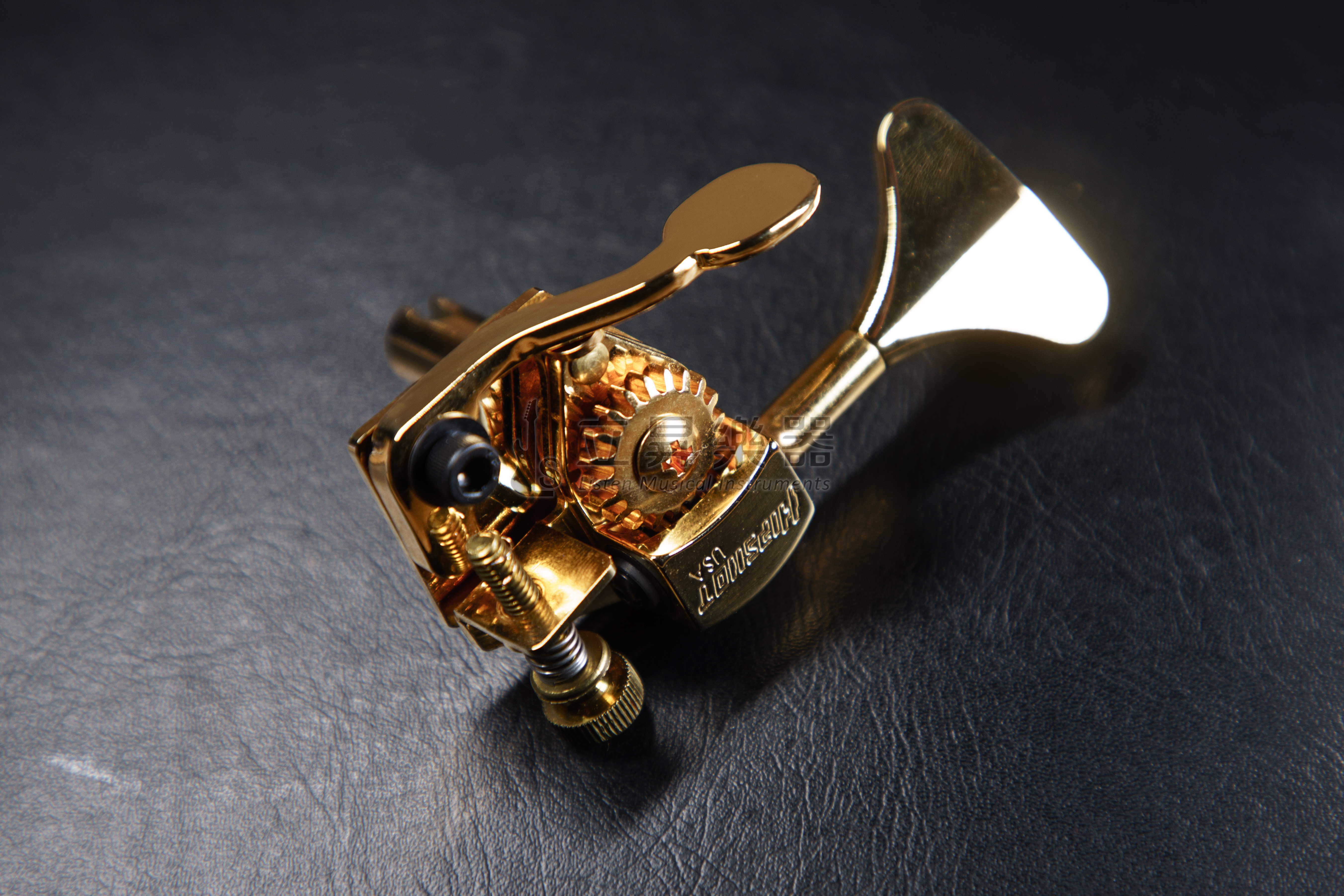 貝斯弦鈕 HIPSHOT HE6Y-3/8" GOLD ULTRALITE BASS XTENDER 型號 20660G-T 快速降弦 美國製 第 3 張圖片｜三峽弦樂器