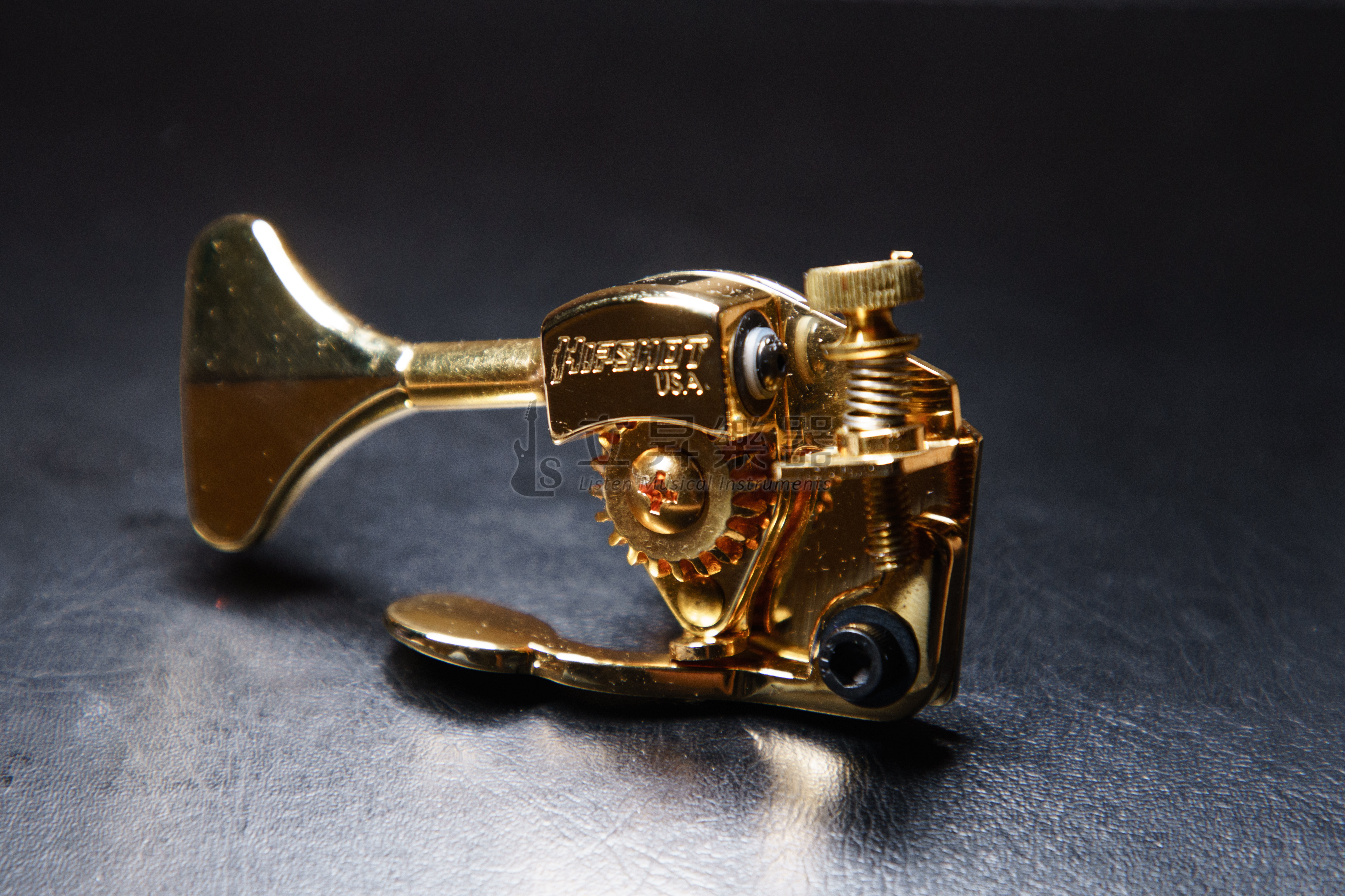 貝斯弦鈕 HIPSHOT HE6Y-3/8" GOLD ULTRALITE BASS XTENDER 型號 20660G-T 快速降弦 美國製