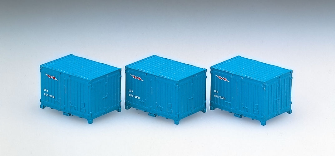 Tomix 3102 N規 C35形 貨櫃 藍 3入
