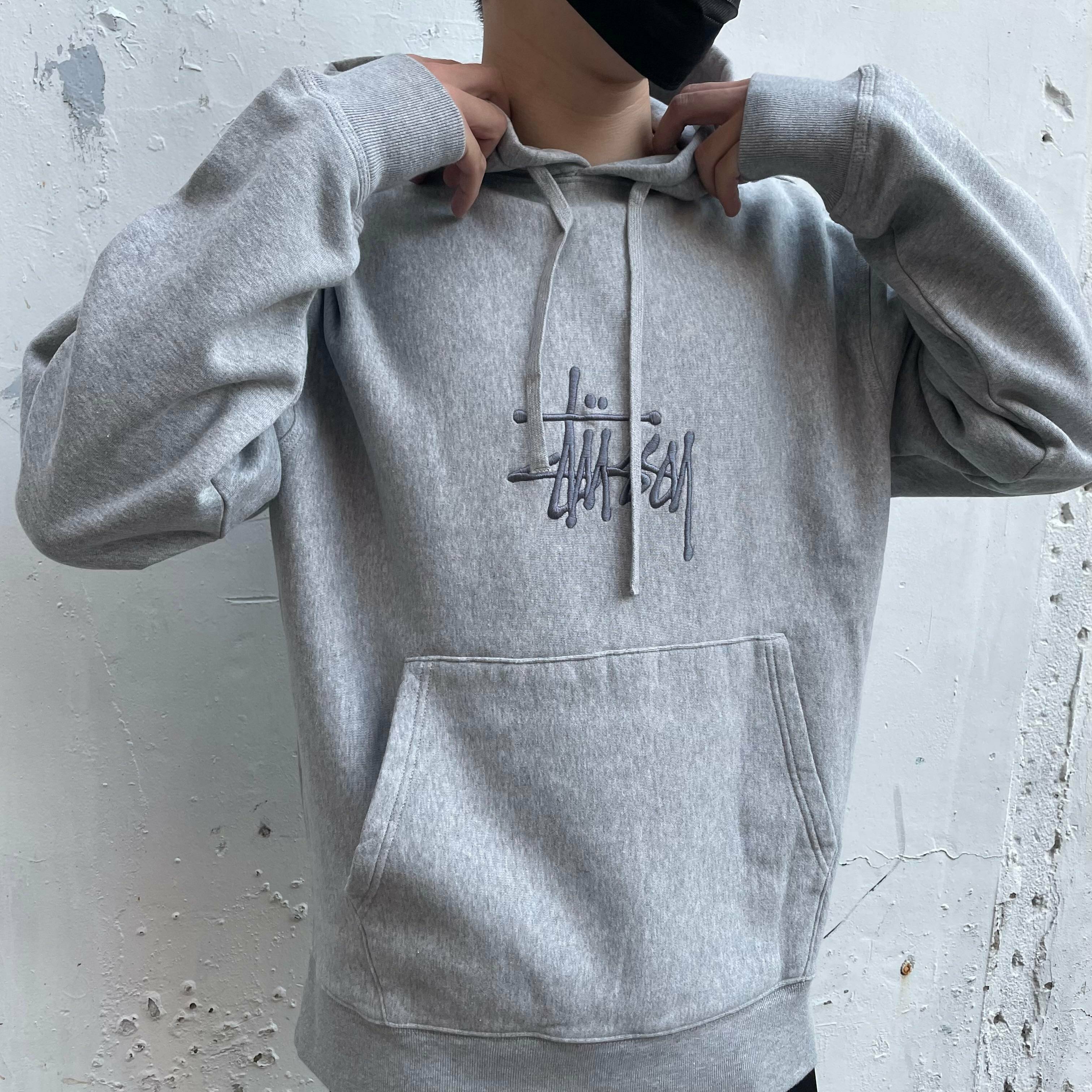 Stussy BASIC EMBROIDERED HOODIE 經典刺繡logo帽tee (118456) 現