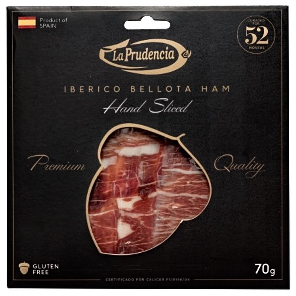 西班牙La Prudencia手切黑毛豬後腿 (風乾52個月) 70g