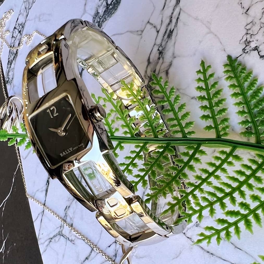 【BALLY】秀氣方形手鍊腕表 G110MS 17mm 現代鐘錶