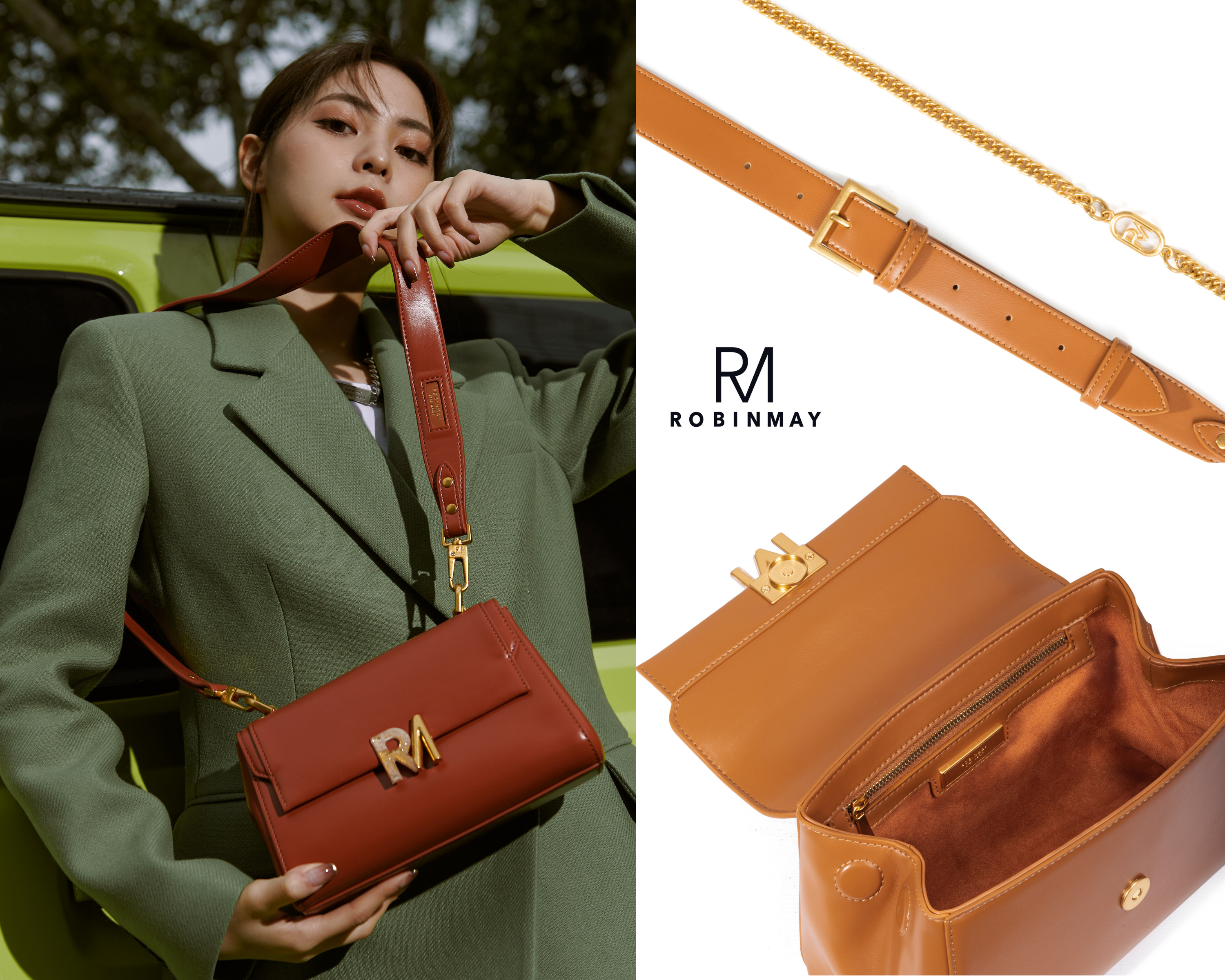 譚雅精靈斜背包推出兩種尺寸。