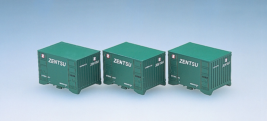 Tomix 3120 N規 私有 UV19A形 通風全國運通 貨櫃 3入