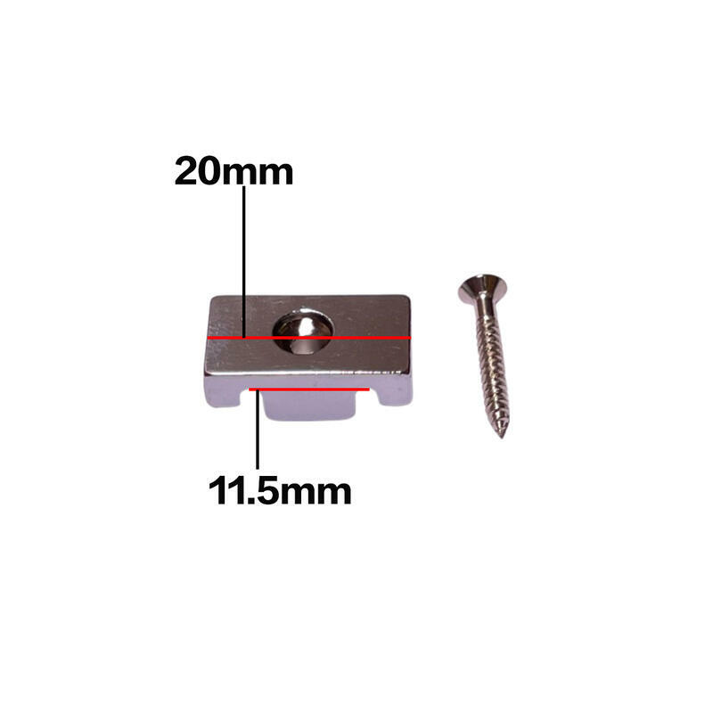 樂器零件 Bass String Retainer S008 貝斯 銀色/壓弦墊 張力維持器