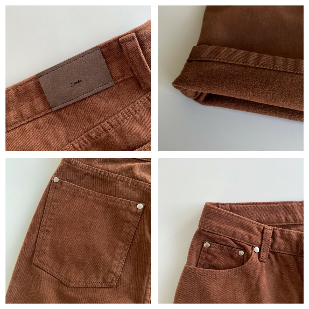 [1atm] 特殊色斜紋布褲