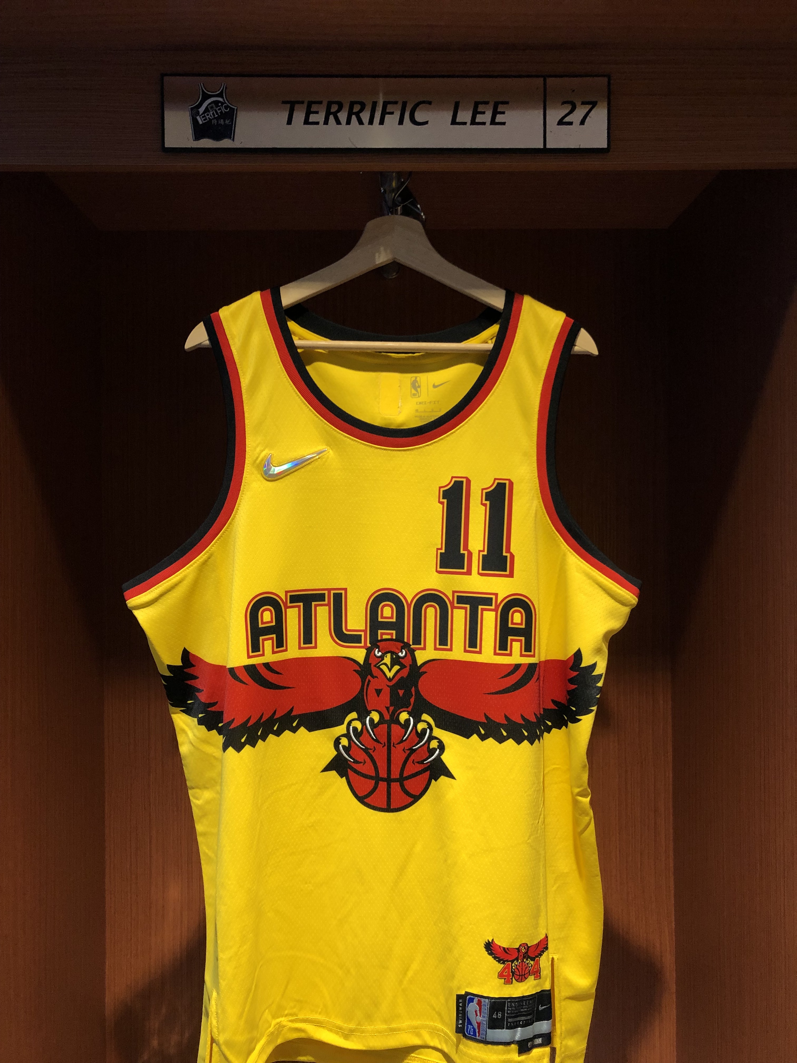 NBA球衣 Trae Young 亞特蘭大老鷹城市 75周年 鑽石標 City Nike Swingman 球迷版 熱轉印 全新