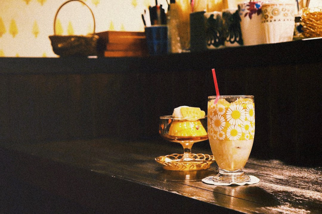 ADERIA Retro 昭和玻璃冷飲杯﹝雛菊﹞