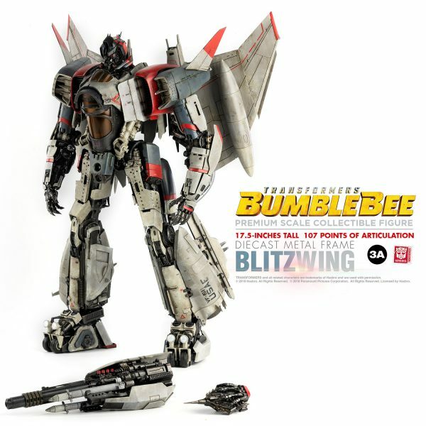 ThreeA: 變形金剛《大黃蜂》- 17.5" “閃電”（Blitzwing）極緻比例