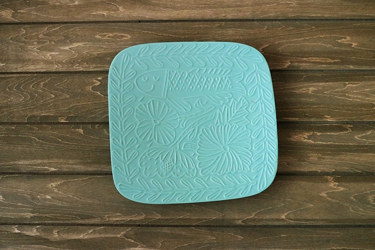 鹿兒島睦週邊-floro系列盤 / 薄荷綠 M