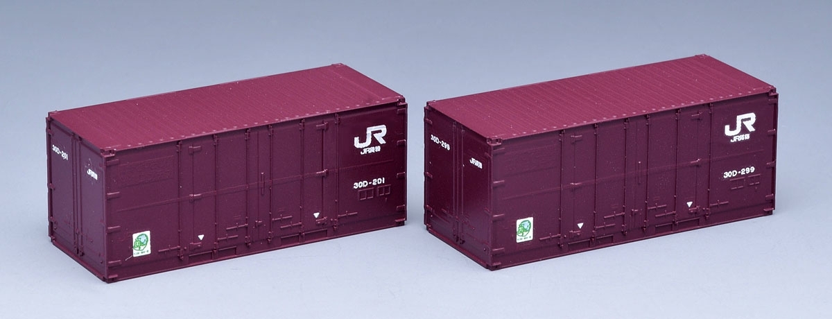 Tomix 3157 N規 JR 30D 形 新塗裝 貨櫃 2入