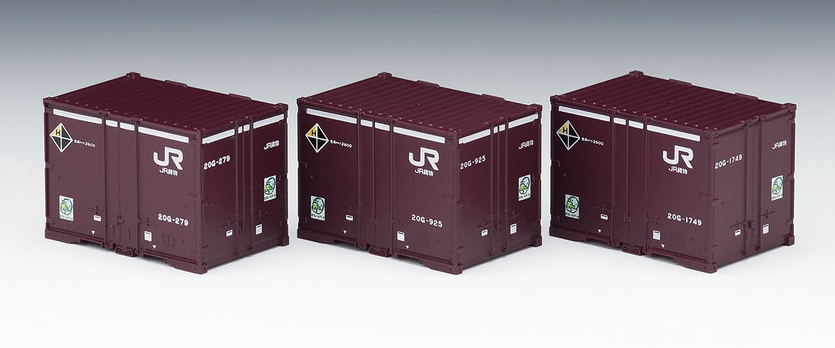 Tomix 3174 N規 JR 20G形 貨櫃 3入