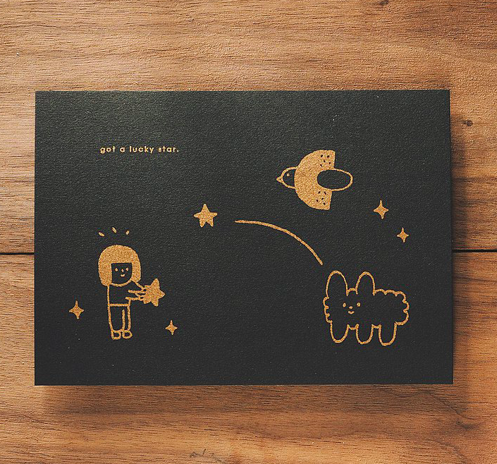 右手超人 聖誕夜、幸運星/ 聖誕明信片