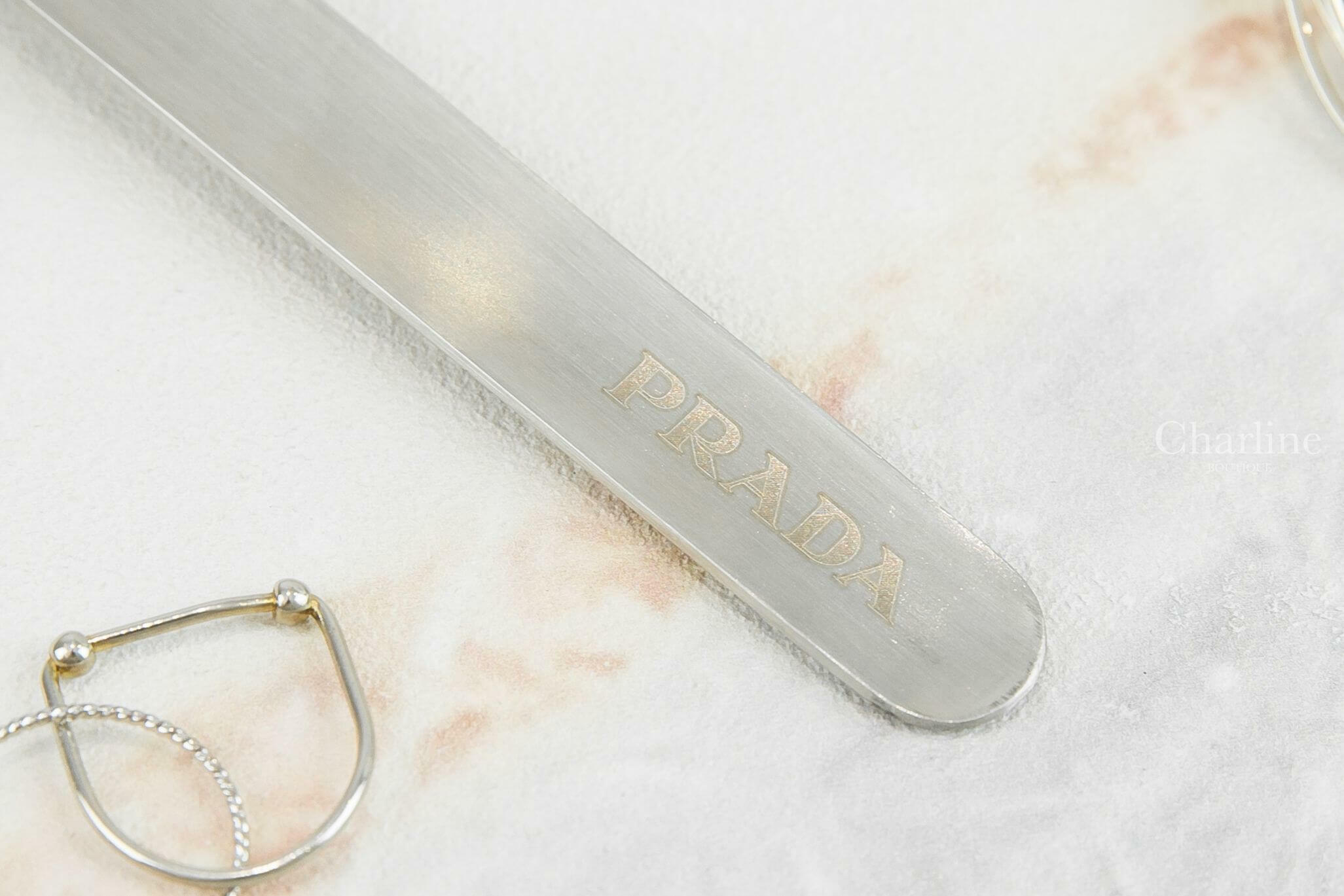 Prada Stainless Steel Cutlery Set 金屬灰不鏽鋼餐具組