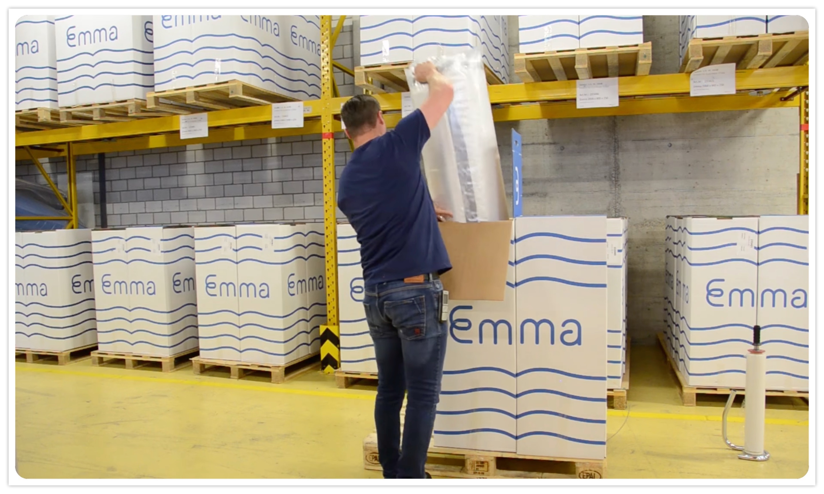 德國Emma床墊-捲包床裝箱示意圖