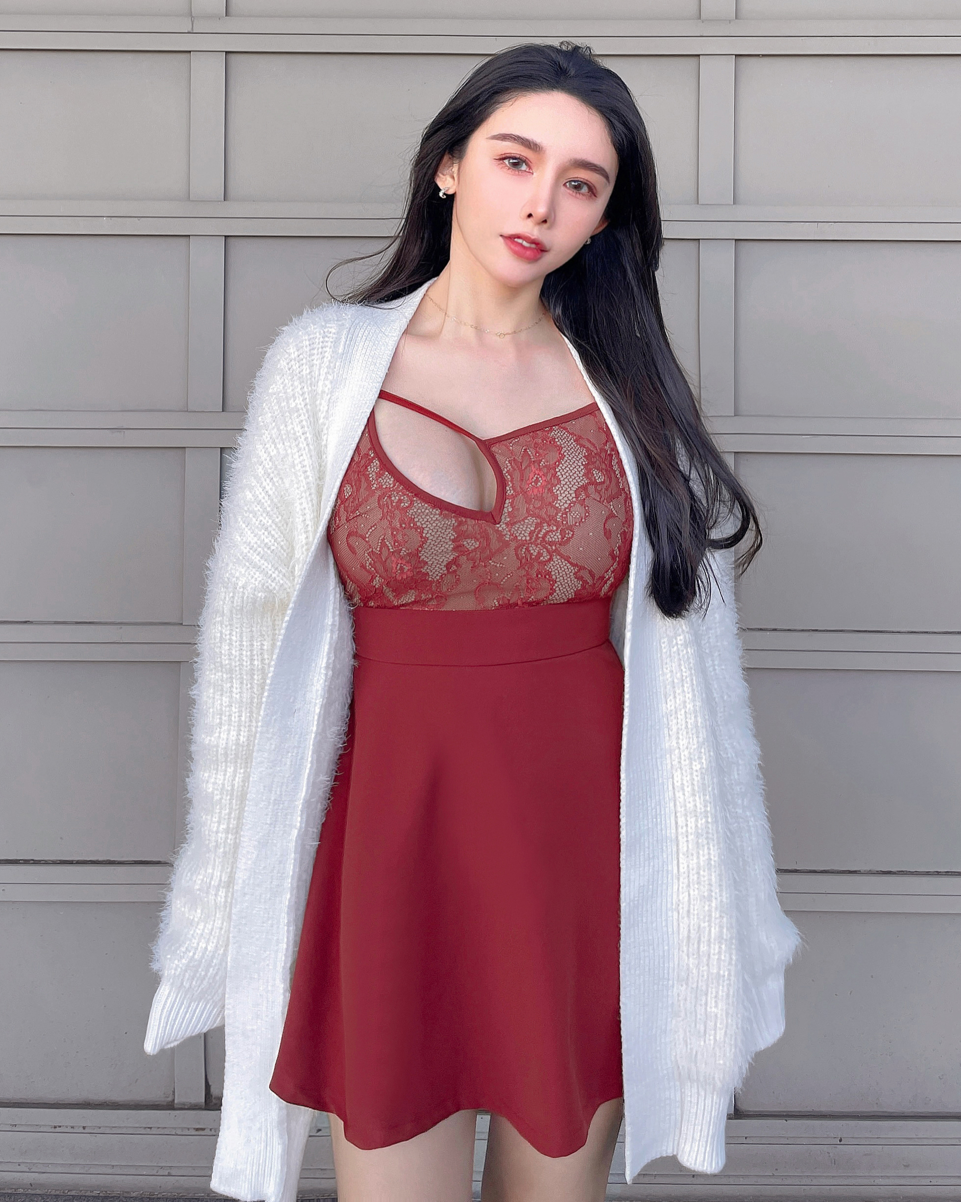 ⭒限量-性感鏤空蕾絲透視傘洋