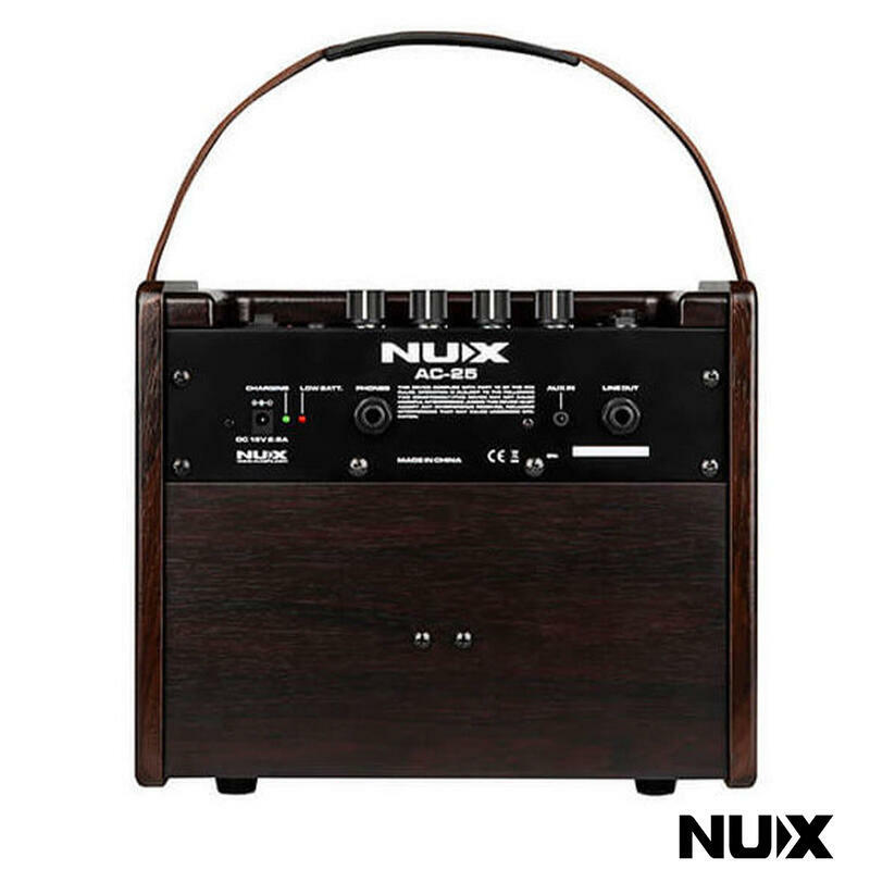 NUX AC-25 鋰電池充電/藍牙/app控制/內建調音器/可接麥克風 木吉他音箱