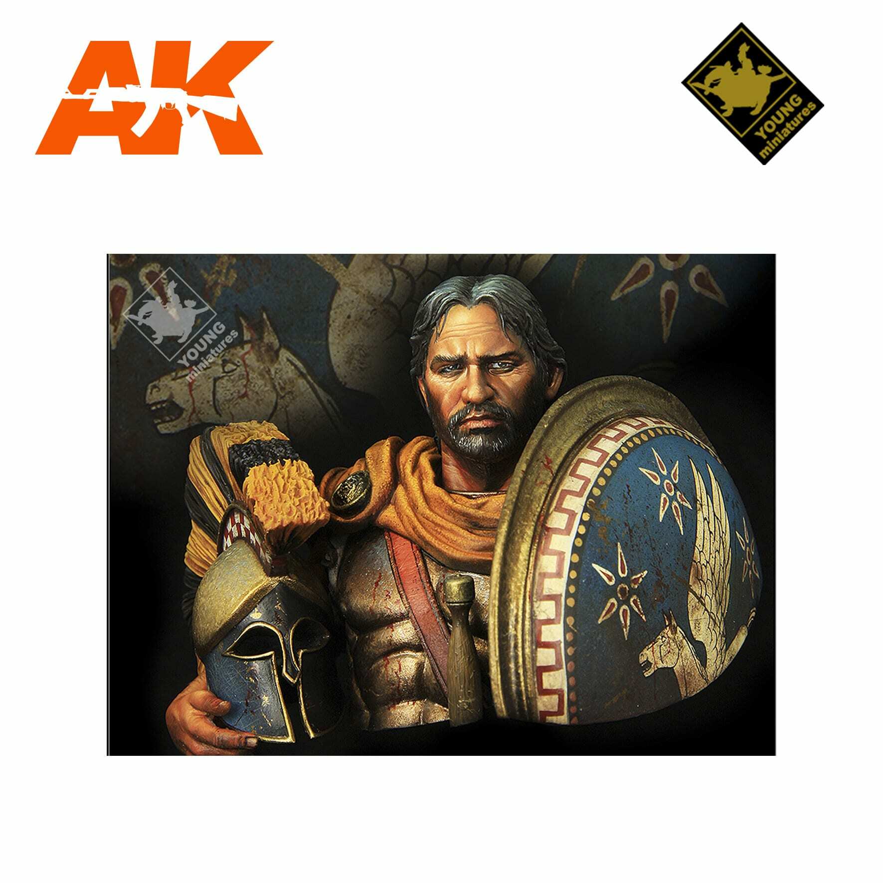 Young GREEK HOPLITE bust