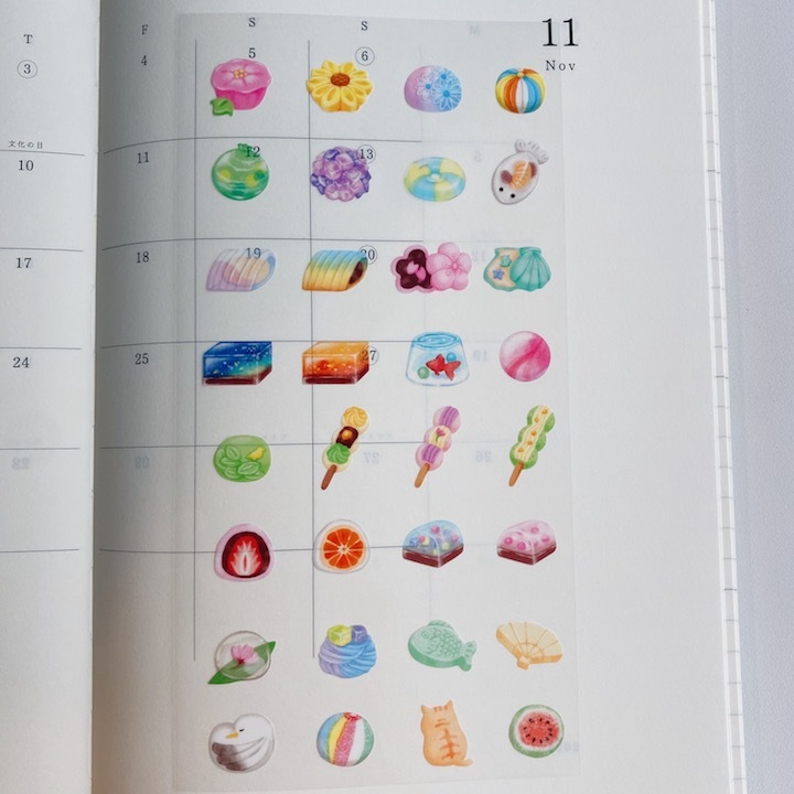 Mind Wave 甜點店系列手帳貼紙 日本菓子