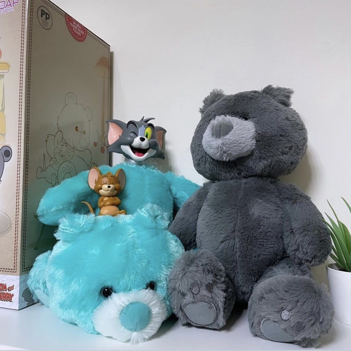Soap Studio Tom & Jerry Figure Plush Teddy Blind Box 湯姆貓和傑利鼠 毛絨泰迪熊公仔 盲盒 第二彈
