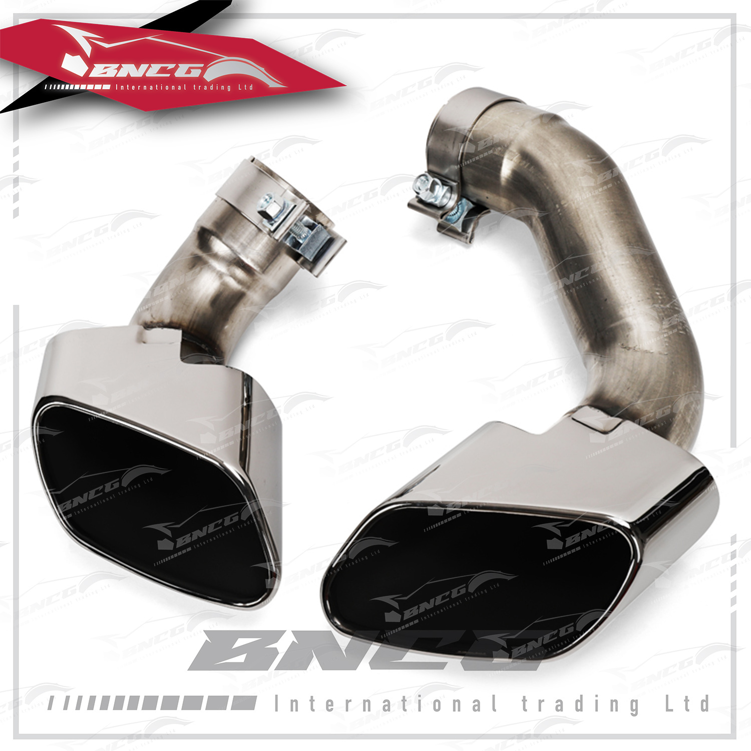 寶馬 BMW X系 X6 F16 改裝 Sports 銀白運動款 排氣管 尾飾管 外觀件 套件 兩件裝