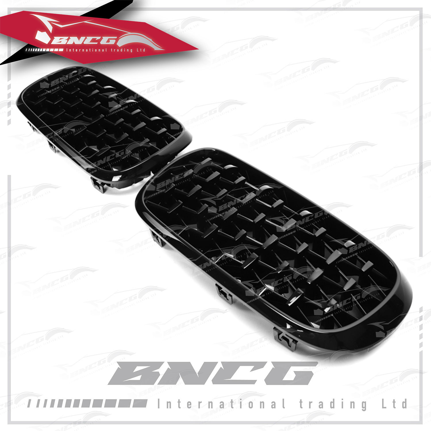 寶馬BMW F15 X5 F16 X6 F85 X5M F86 X6M 改裝 ABS 滿天星款 水箱罩 亮黑 亮銀