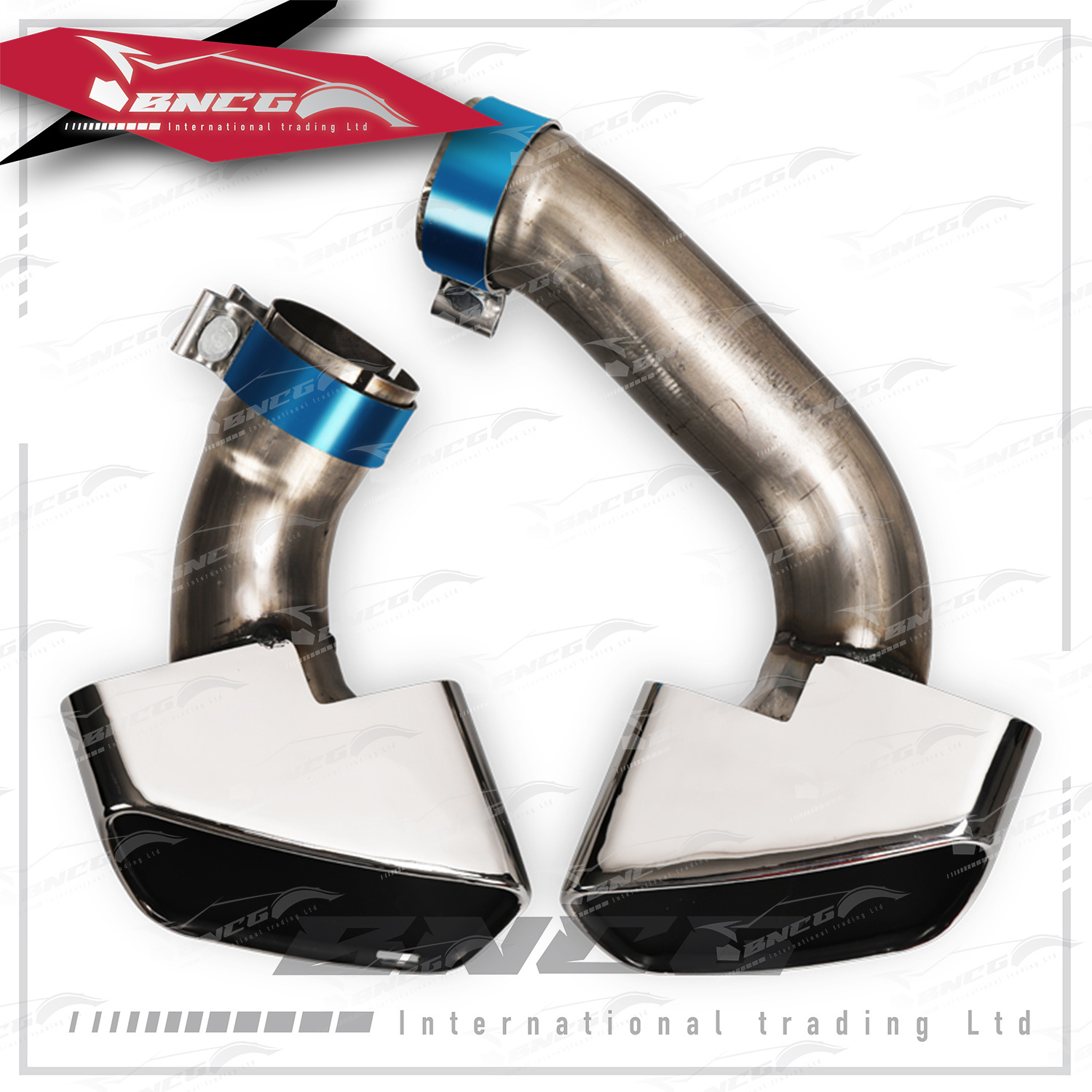 寶馬 BMW X系 X5 F15 改裝 Sports 銀白運動款 排氣管 尾飾管 外觀件 套件 兩件裝