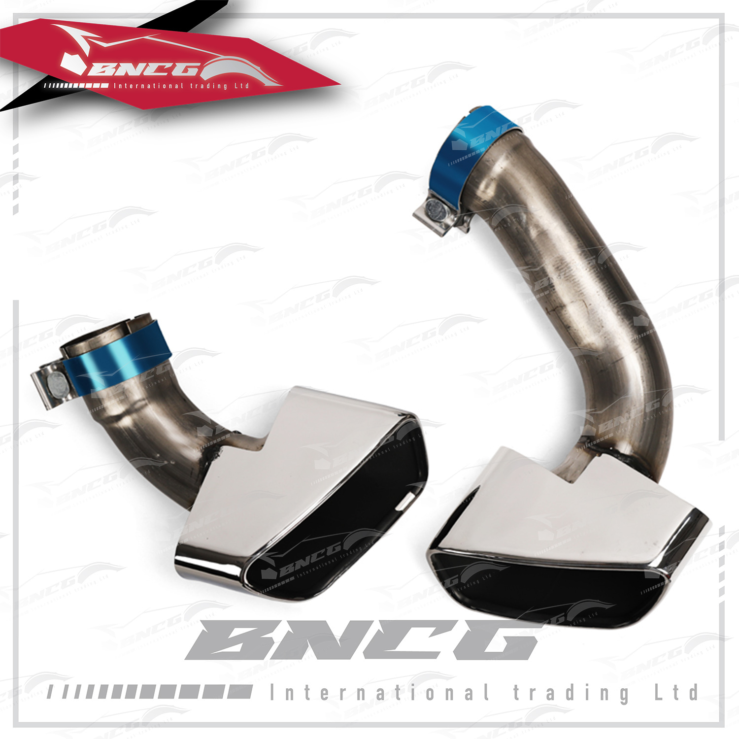 寶馬 BMW X系 X5 F15 改裝 Sports 銀白運動款 排氣管 尾飾管 外觀件 套件 兩件裝