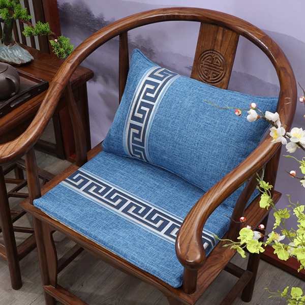 新中式棉麻可客製坐墊(現貨出清)