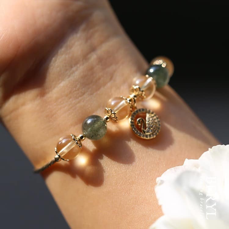 節節高升的綠髮晶手鍊