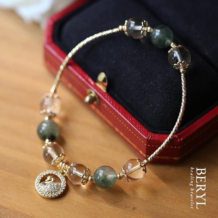 節節高升的綠髮晶手鍊