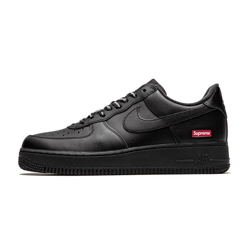 Supreme x Nike Air Force 1 Low 聯名款黑男女鞋CU9225-001 [台灣