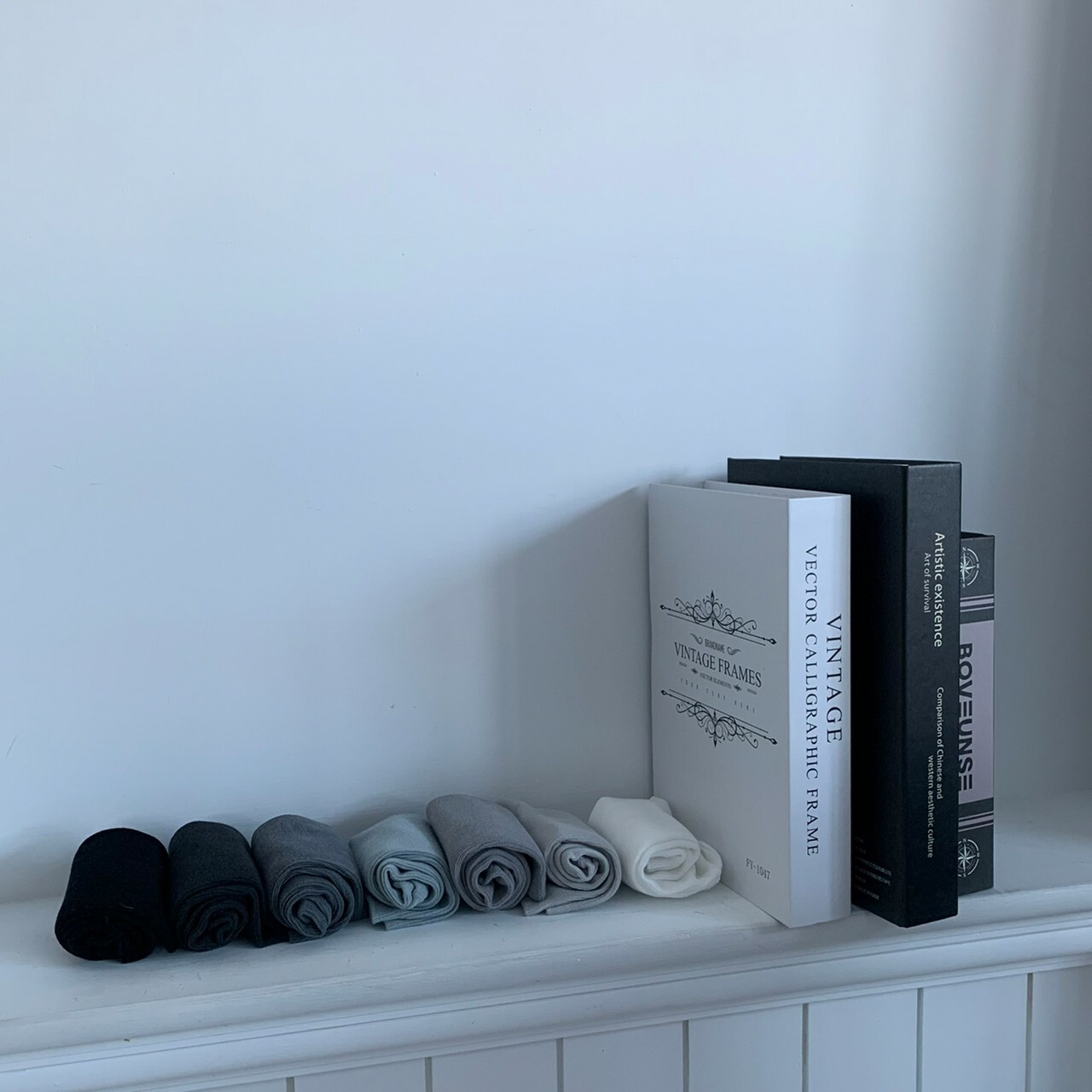 ISA_【正韓】不鬆的霧灰色調中筒襪_1210⨂