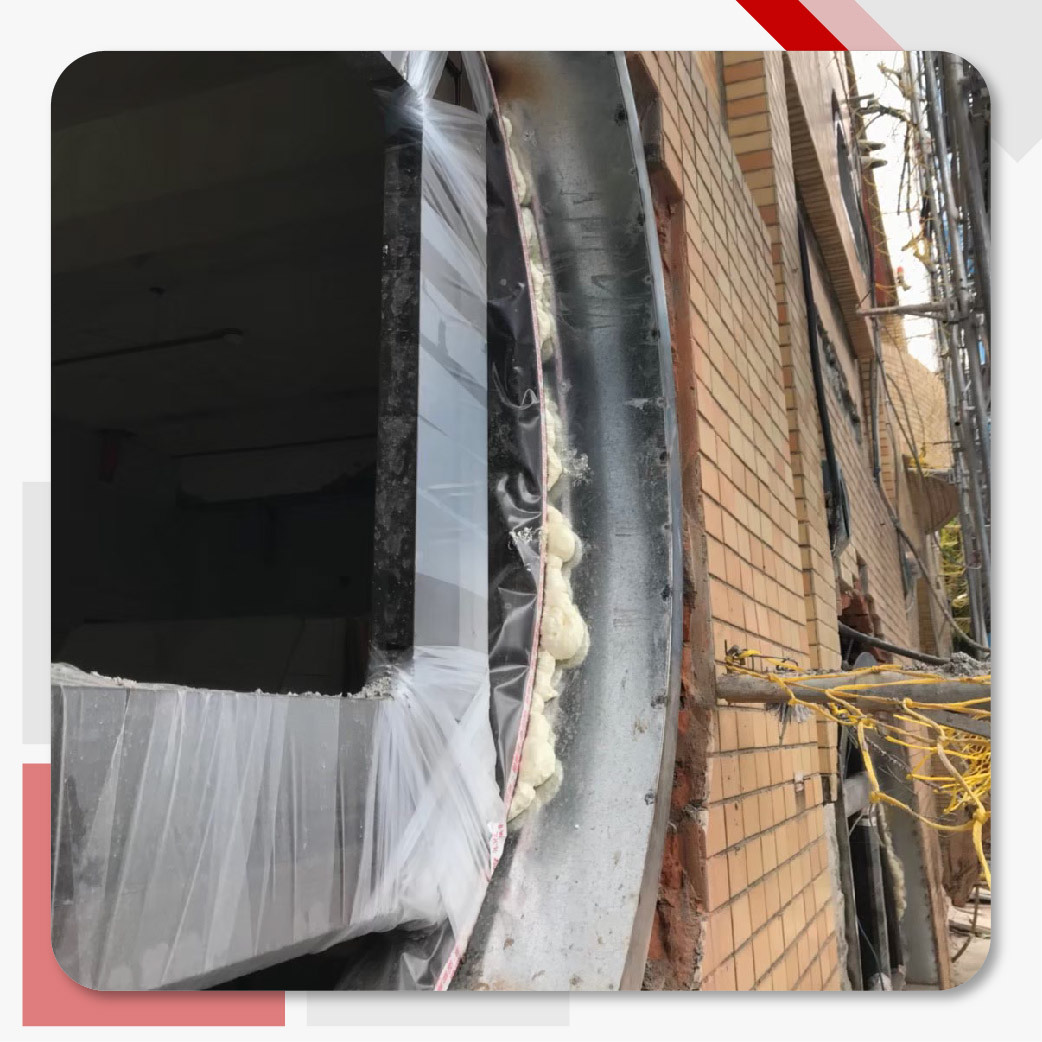 桃園中山科研院教學場窗框填縫工程