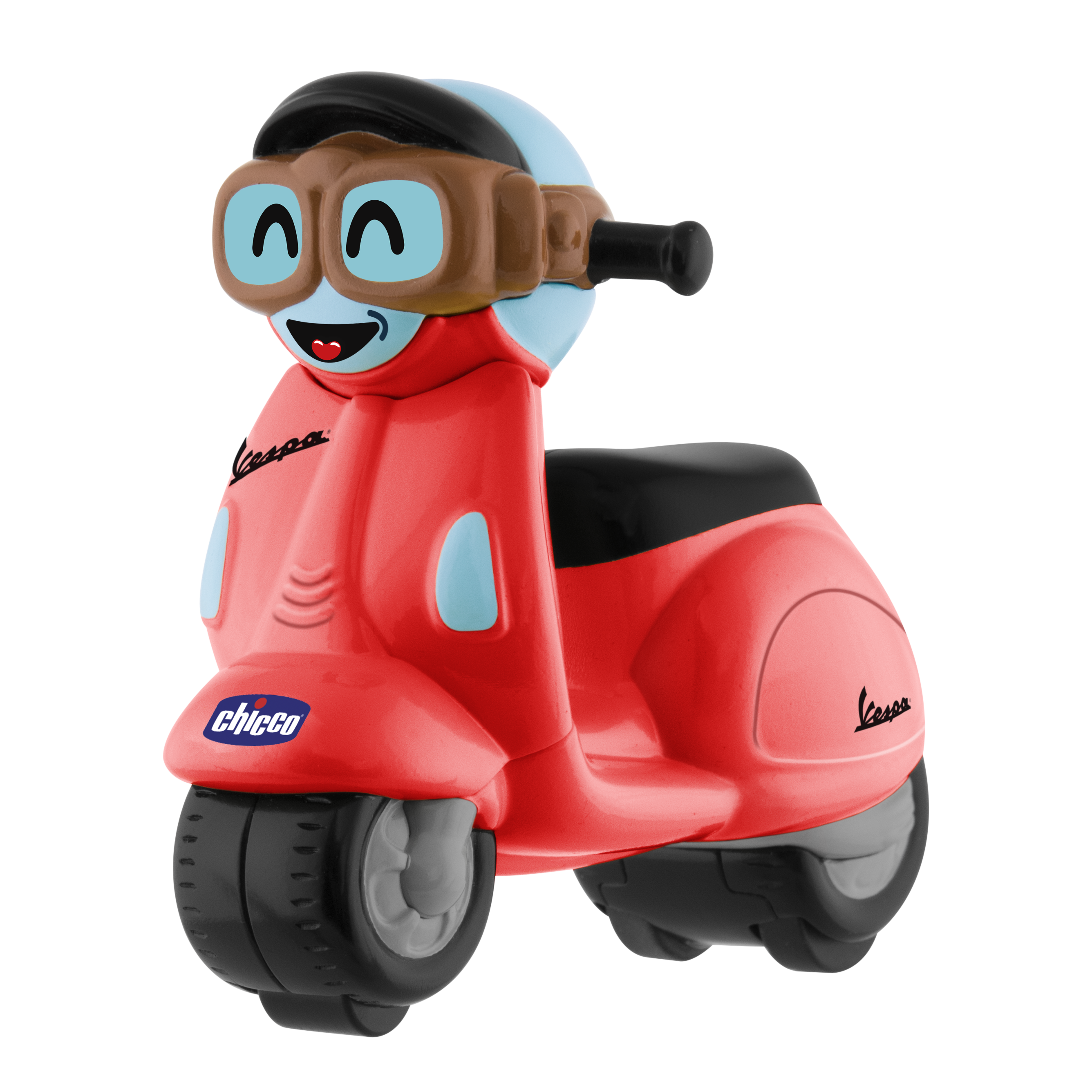 迷你偉士牌迴力摩托車-紅