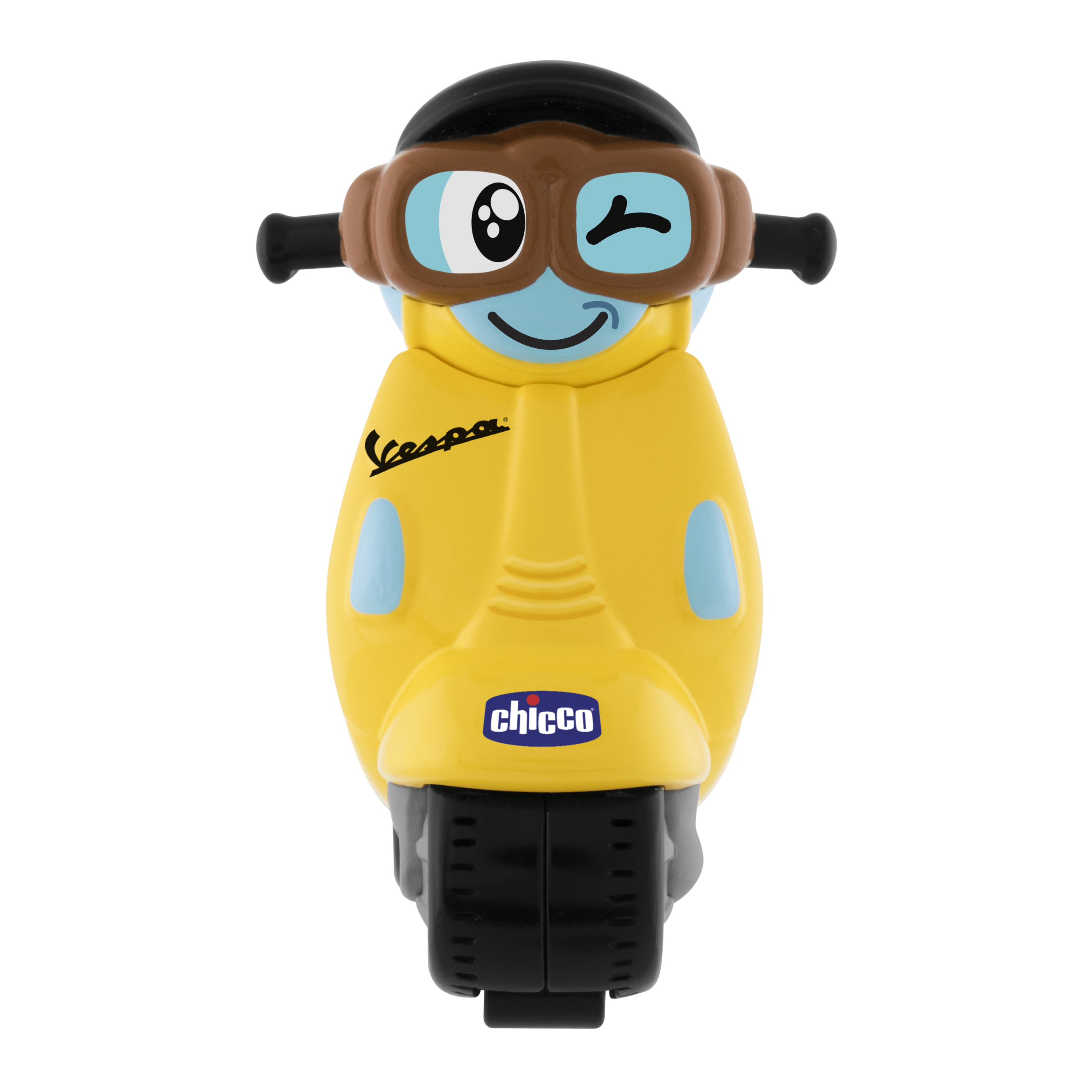 迷你偉士牌迴力摩托車-黃