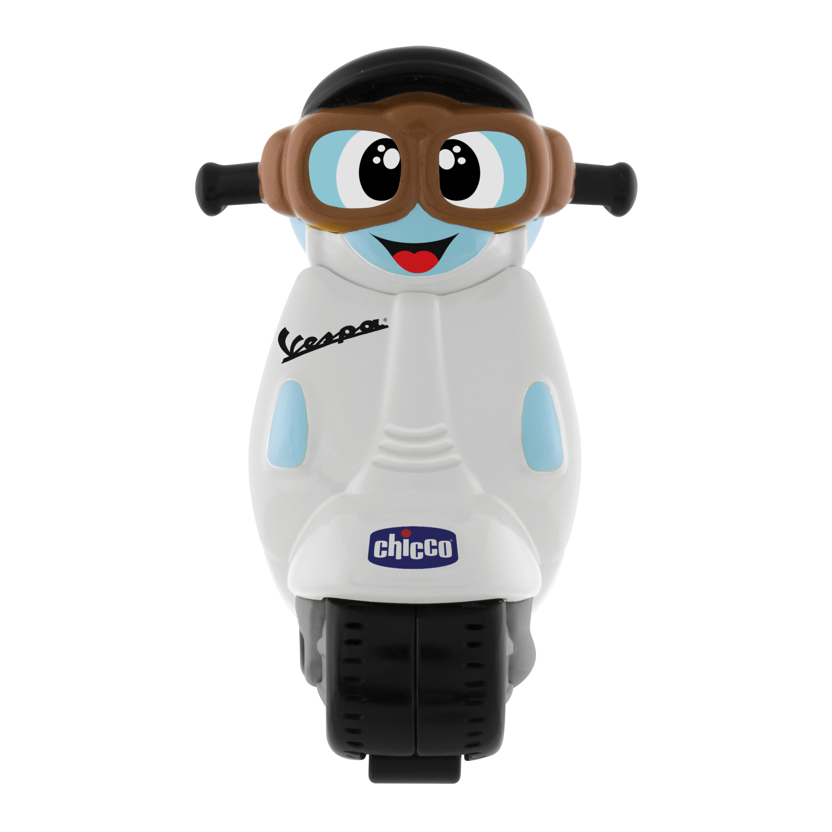 迷你偉士牌迴力摩托車-白