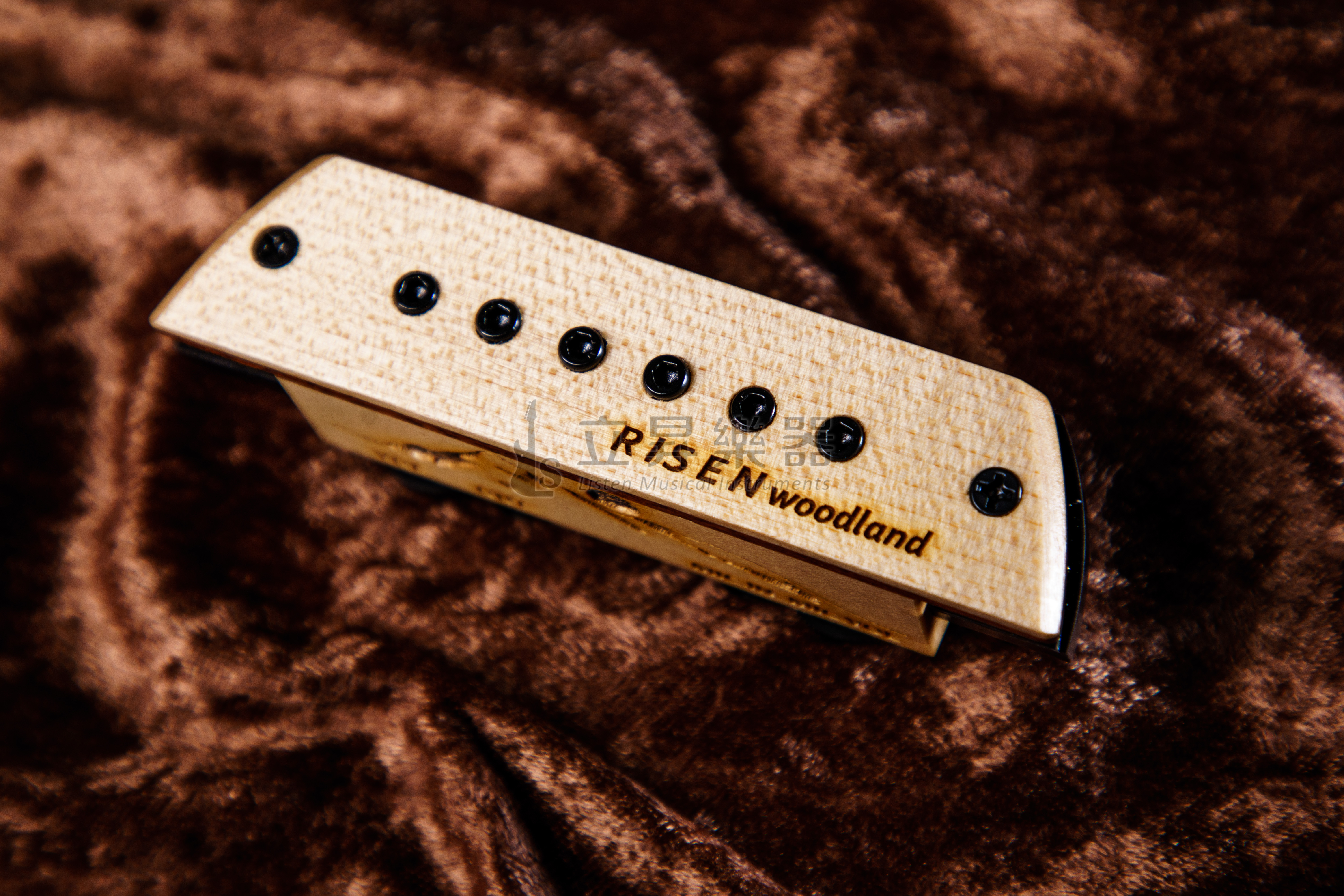 Risen Woodland R2 響孔式拾音器 音孔式 雙系統 麥克風 純木外殼 木質