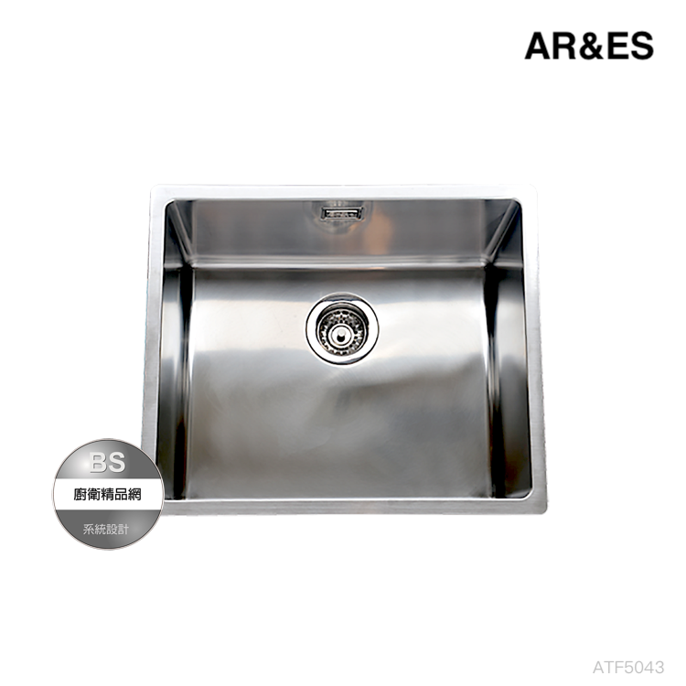BS】義大利AR&ES（44、54cm）不鏽鋼水槽ATF4043|ATF5043
