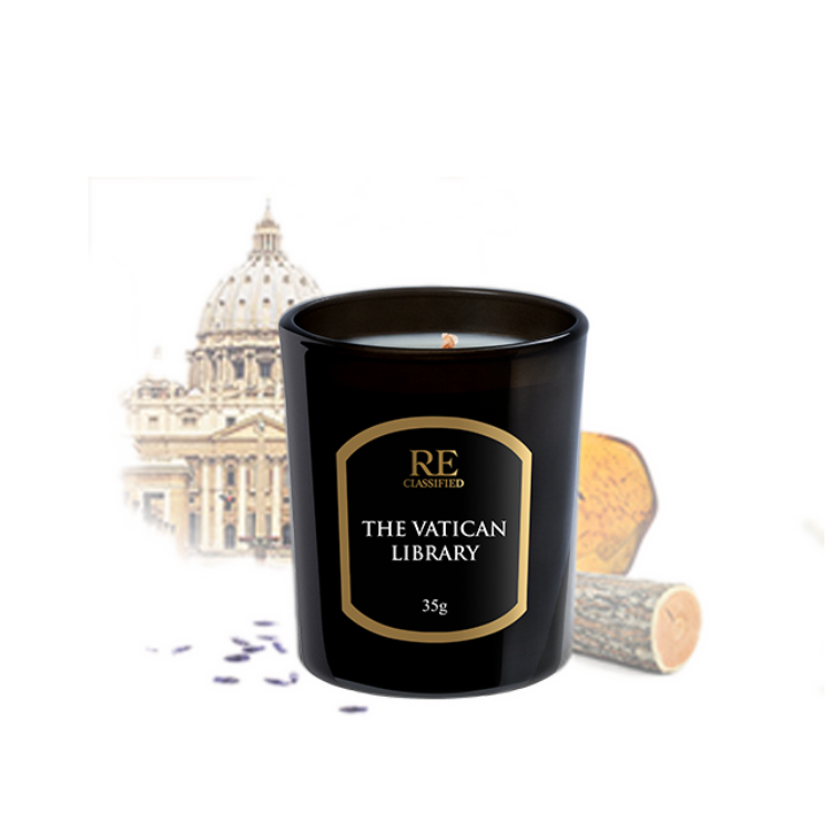 RE調香室｜香氛蠟燭 35g - 梵蒂岡教皇圖書館 The Vatican Library