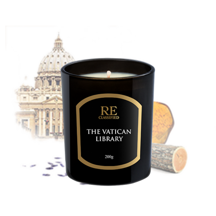 RE調香室｜香氛蠟燭 200g - 梵蒂岡教皇圖書館 The Vatican Library