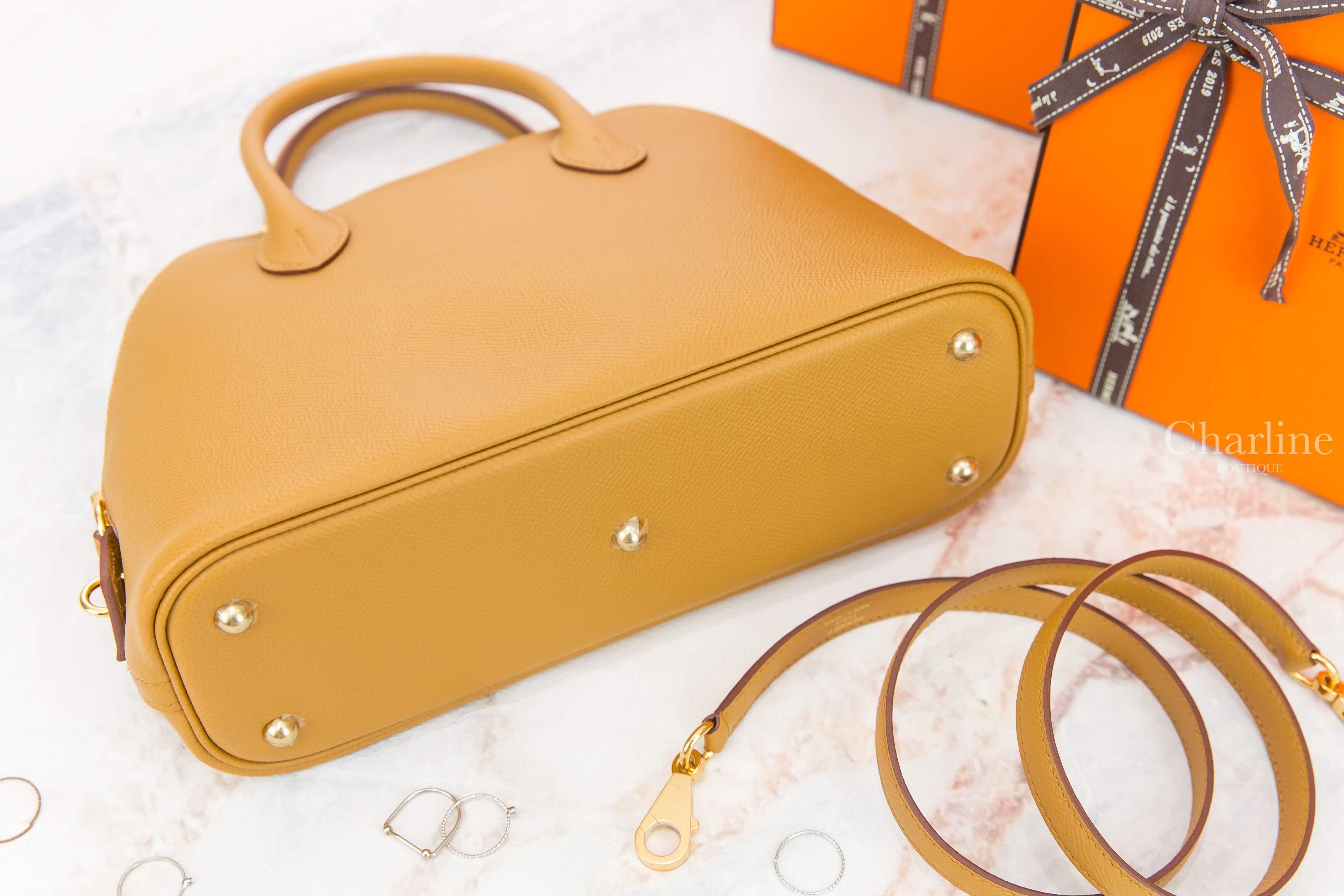 Hermès Sac Bolide 1923 25cm 2S Sesame Veau Epsom Z刻芝麻黃金釦手提肩背包-Charline Boutique 精品代購