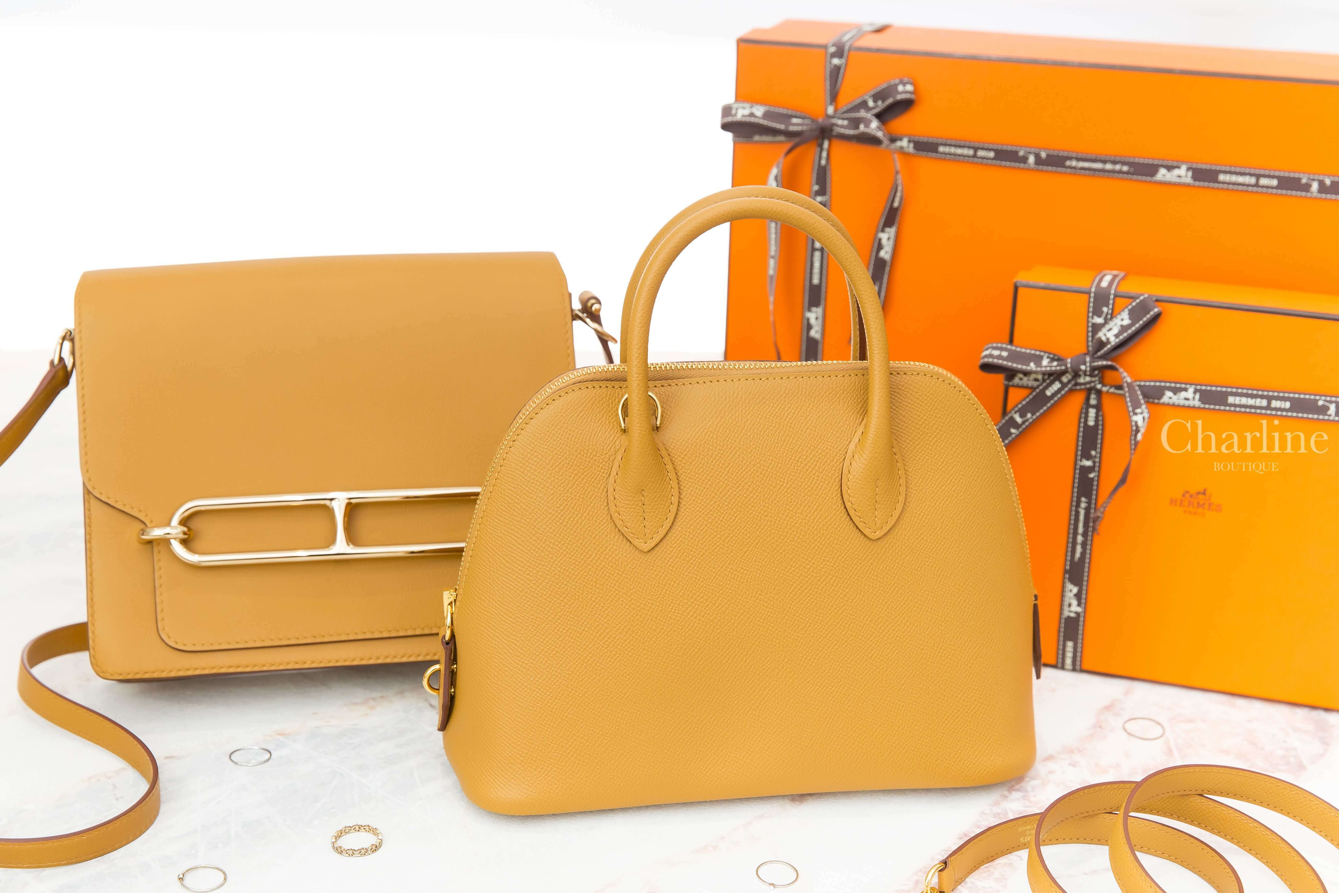 Hermès Roulis 23 Bag 2S Sesame Allegro 芝麻黃金釦肩背包,Hermès Sac Bolide 2S Sesame Veau Epsom 芝麻黃金釦手提肩背包-Charline Boutique 精品代購