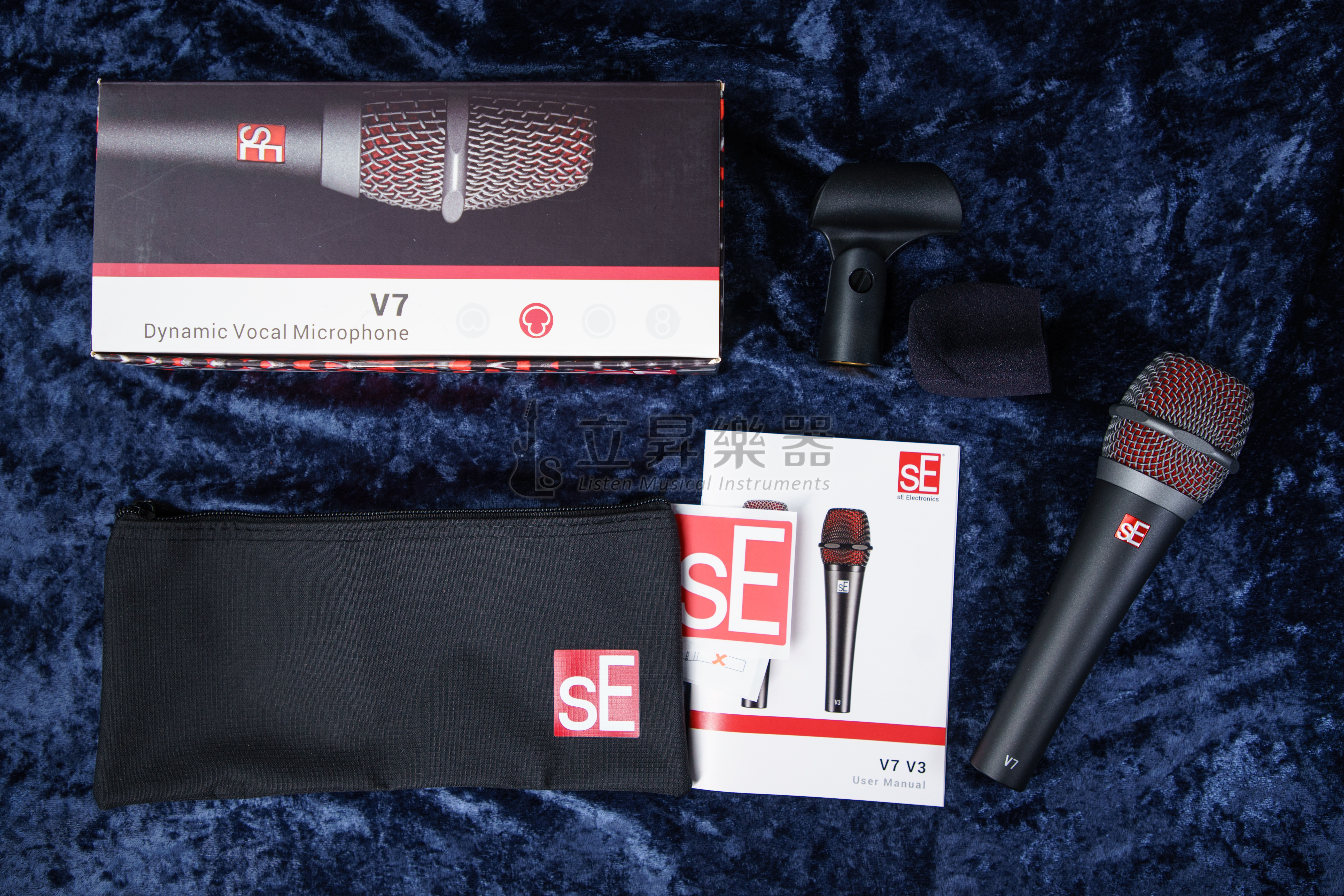 se Electronics V7 人聲專用 動圈式麥克風 ｜ V7 se Electronics V7 人聲專用 動圈式麥克風 ｜ V7 / V7 Black 第 5 張圖片｜三峽麥克風