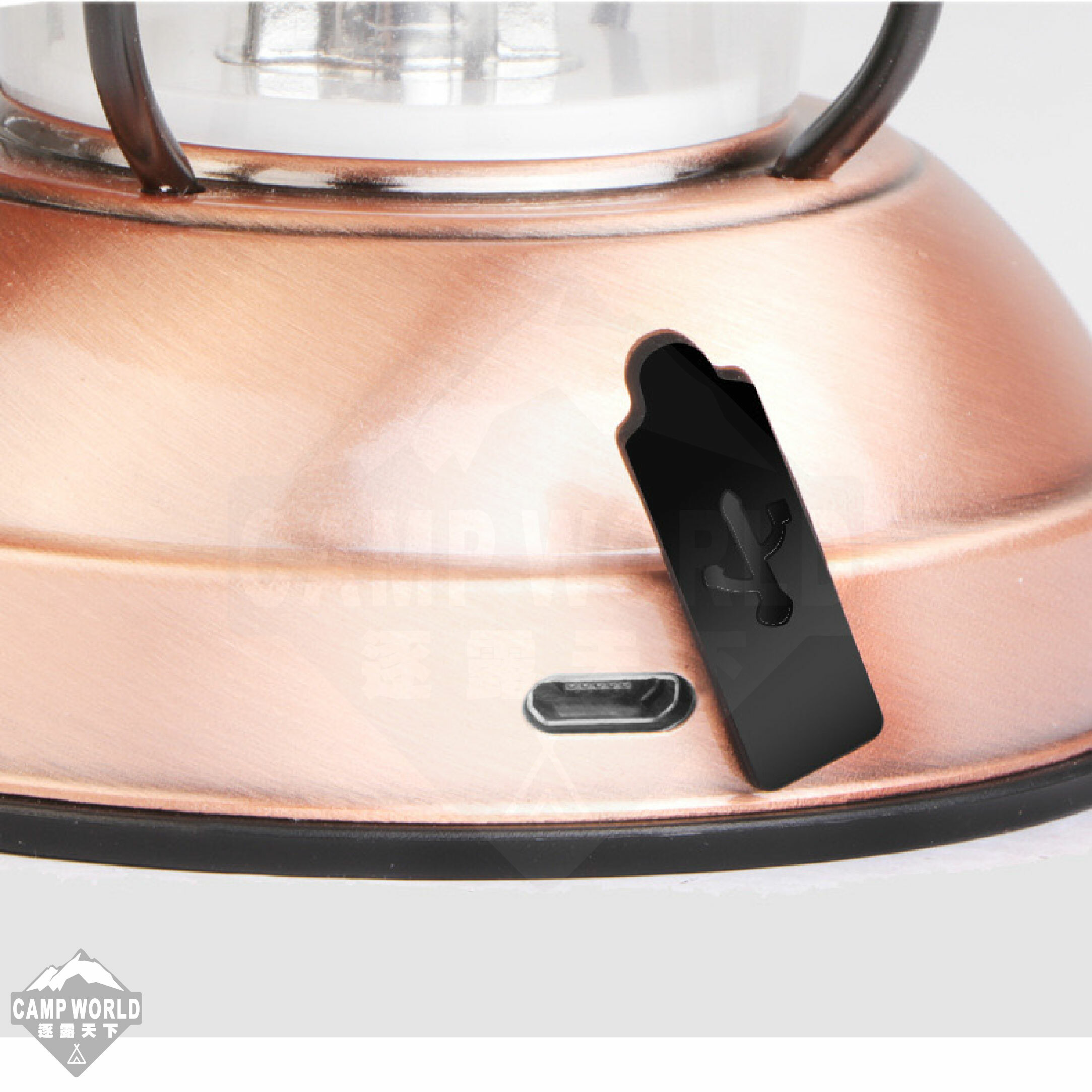 【Campworld】逐露天下復古美學LED鐵道燈 黑色/軍綠色/紅色/古銅色